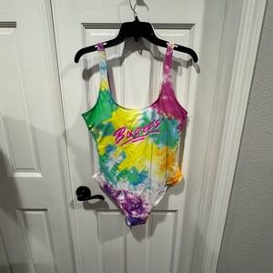 Buc-ee's Tie-Dye One Piece Swimsuit‎ - Size Large